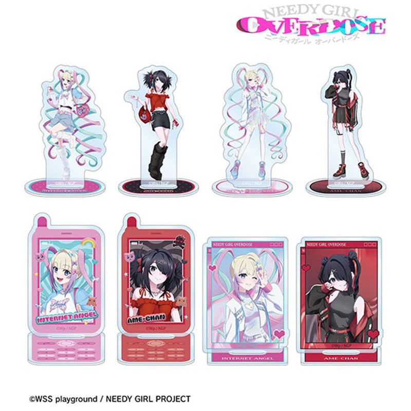 【新品】アニメ「NEEDY GIRL OVERDOSE」 描き下ろし Y2K&タクティカルファッションver. トレーディングアクリルスタンド (1BOX8個入) / アルマビアンカ 発売日:2026年11月頃