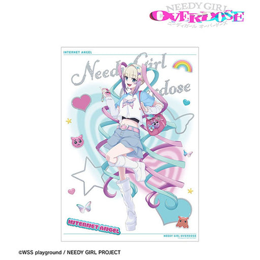 【新品】アニメ「NEEDY GIRL OVERDOSE」 描き下ろし 超てんちゃん Y2Kファッションver. A3マットポスター / アルマビアンカ 発売日:2026年11月頃