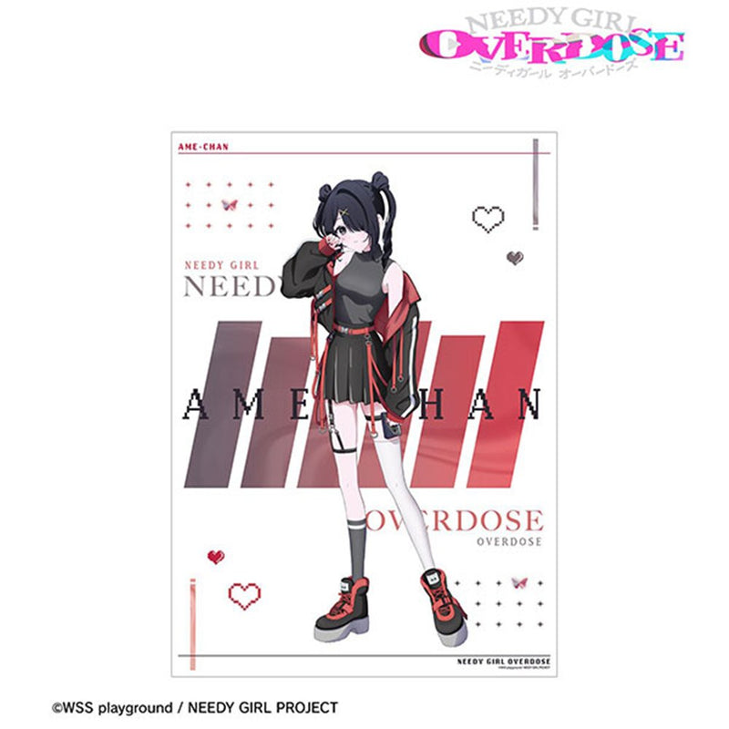 【新品】アニメ「NEEDY GIRL OVERDOSE」 描き下ろし あめちゃん タクティカルファッションver. A3マットポスター / アルマビアンカ 発売日:2026年11月頃