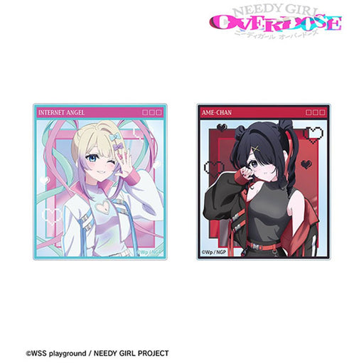 【新品】アニメ「NEEDY GIRL OVERDOSE」 描き下ろし 超てんちゃん&あめちゃん タクティカルファッションver. アクリルカード2枚セット / アルマビアンカ 発売日:2026年11月頃