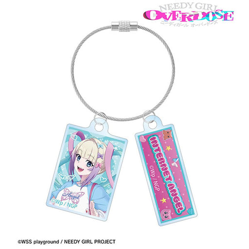 【新品】アニメ「NEEDY GIRL OVERDOSE」 描き下ろし 超てんちゃん Y2Kファッションver. 2連ワイヤーアクリルキーホルダー / アルマビアンカ 発売日:2026年11月頃