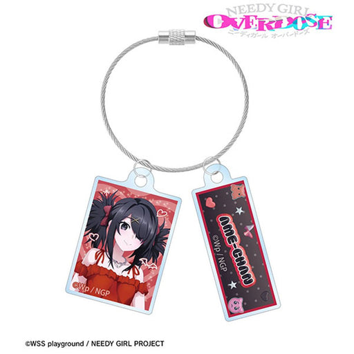 【新品】アニメ「NEEDY GIRL OVERDOSE」 描き下ろし あめちゃん Y2Kファッションver. 2連ワイヤーアクリルキーホルダー / アルマビアンカ 発売日:2026年11月頃