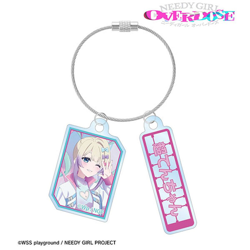 【新品】アニメ「NEEDY GIRL OVERDOSE」 描き下ろし 超てんちゃん タクティカルファッションver. 2連ワイヤーアクリルキーホルダー / アルマビアンカ 発売日:2026年11月頃