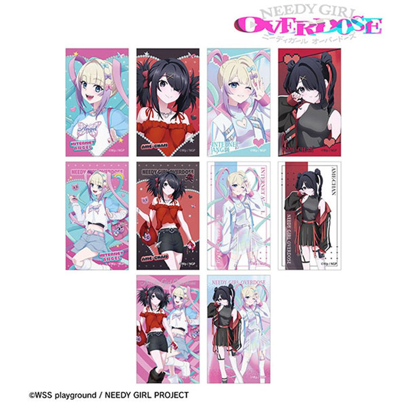 【新品】アニメ「NEEDY GIRL OVERDOSE」 描き下ろし Y2K&タクティカルファッションver. トレーディングイラストカード (1BOX10個入) / アルマビアンカ 発売日:2026年11月頃