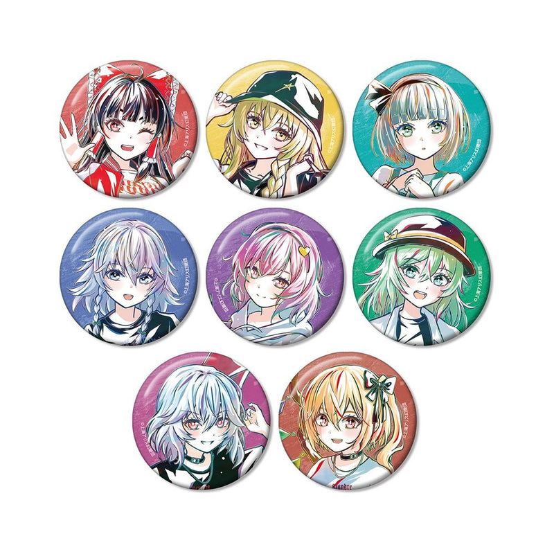 【新品】東方Project 松本能人イラスト 現代風ファッションver. トレーディング Ani-Art 缶バッジ (1BOX8個入) / アルマビアンカ 発売日:2026年10月頃
