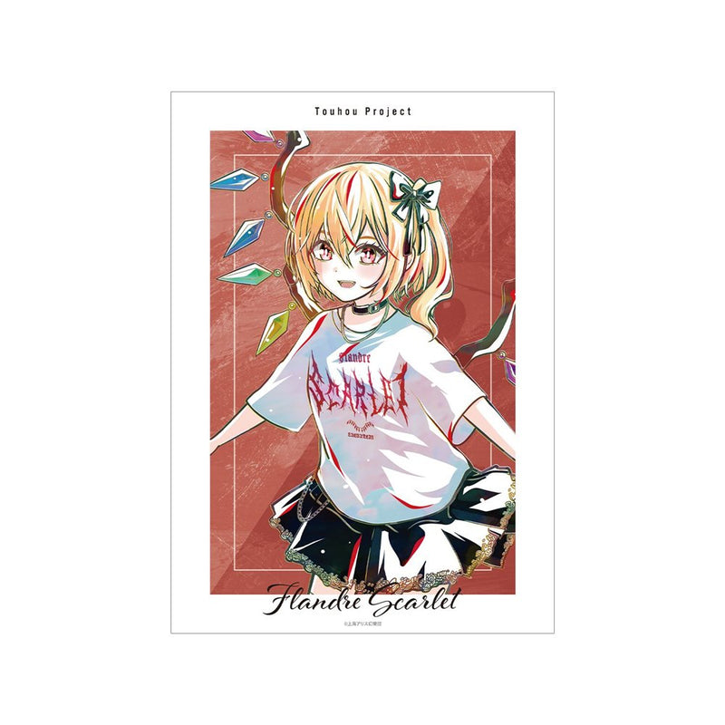【新品】東方Project 松本能人イラスト フランドール・スカーレット 現代風ファッションver. Ani-Art A3マット加工ポスター / アルマビアンカ 発売日:2026年10月頃