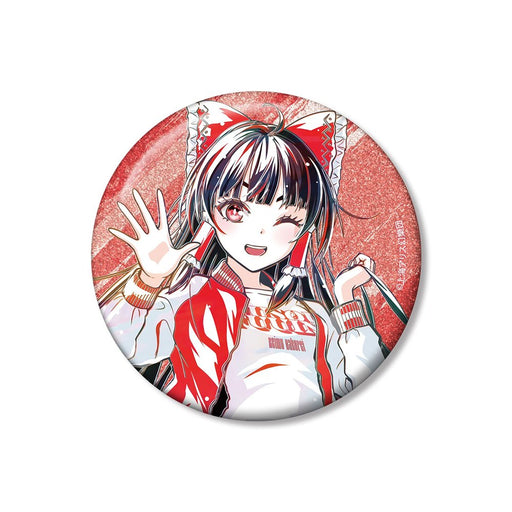 【新品】東方Project 松本能人イラスト 博麗霊夢 現代風ファッションver. Ani-Art 75mmグリッター缶バッジ / アルマビアンカ 発売日:2026年10月頃