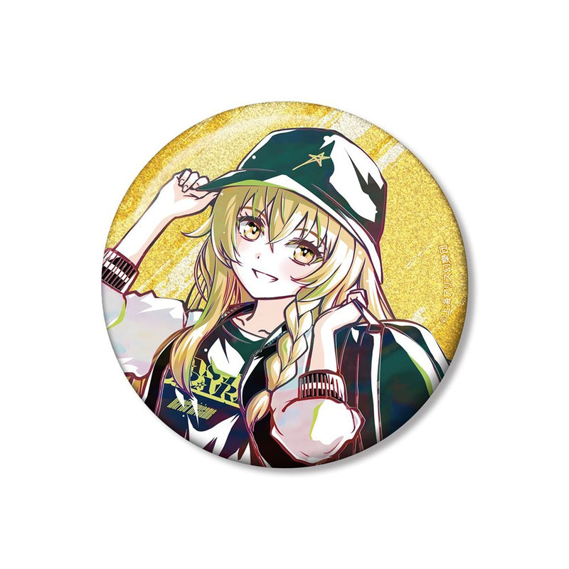 【新品】東方Project 松本能人イラスト 霧雨魔理沙 現代風ファッションver. Ani-Art 75mmグリッター缶バッジ / アルマビアンカ 発売日:2026年10月頃