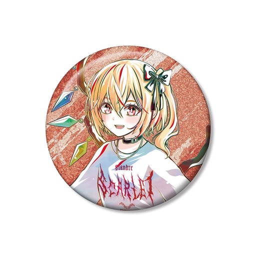【新品】東方Project 松本能人イラスト フランドール・スカーレット 現代風ファッションver. Ani-Art 75mmグリッター缶バッジ / アルマビアンカ 発売日:2026年10月頃