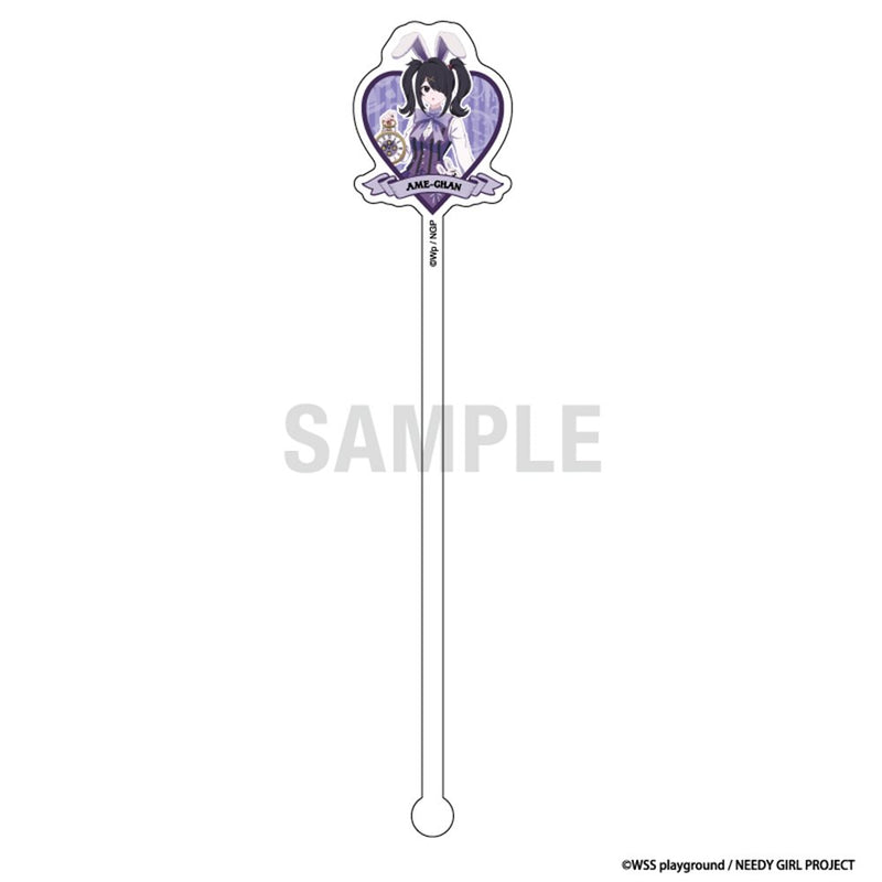 【新品】NEEDY GIRL OVERDOSE アクリルマドラー あめちゃん 白うさぎver / シーワン 発売日:2026年08月頃