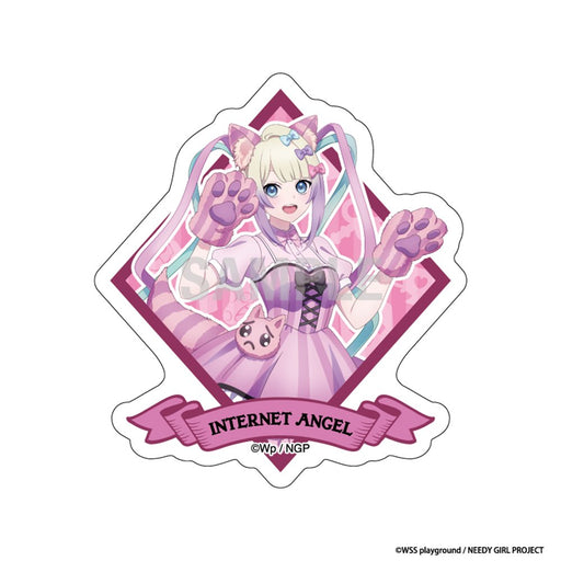 【新品】NEEDY GIRL OVERDOSE ダイカットステッカー 超てんちゃん チェシャ猫ver / シーワン 発売日:2026年08月頃