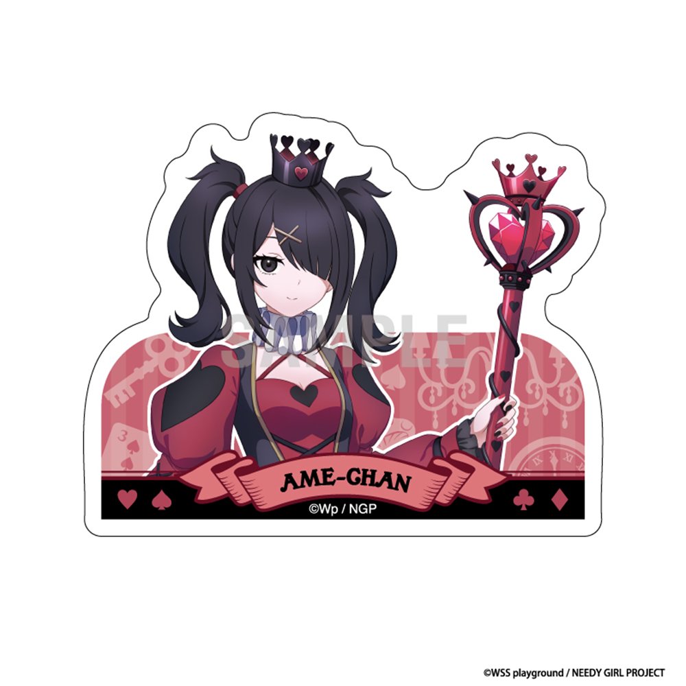 新品】NEEDY GIRL OVERDOSE アクリルメモクリップ あめちゃん ハートの
