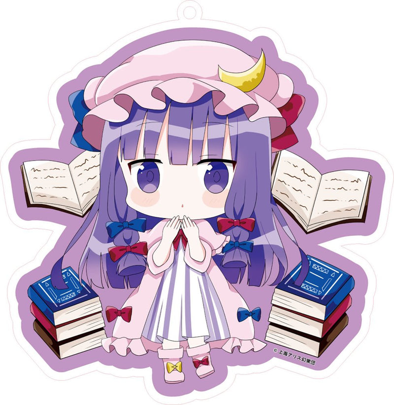 【新品】东方Project 大型亚克力钥匙扣 帕秋莉·诺蕾姬 / タケヤ 发售日期:2025年04月左右