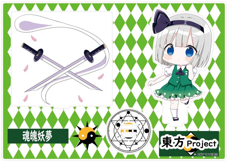 【新品】东方Project 亚克力立牌人偶 魂魄妖梦 / タケヤ 发售日:2025年04月左右