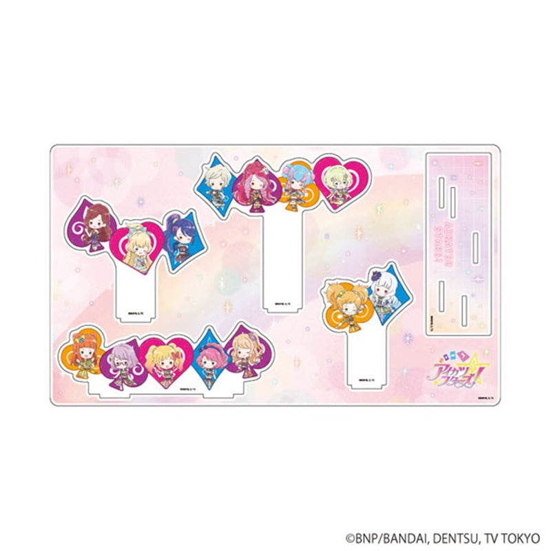 【新品】プレミアムアクリルジオラマプレート アイカツスターズ! 01 集合デザイン(グラフアートイラスト) / A3 発売日:2026年02月頃