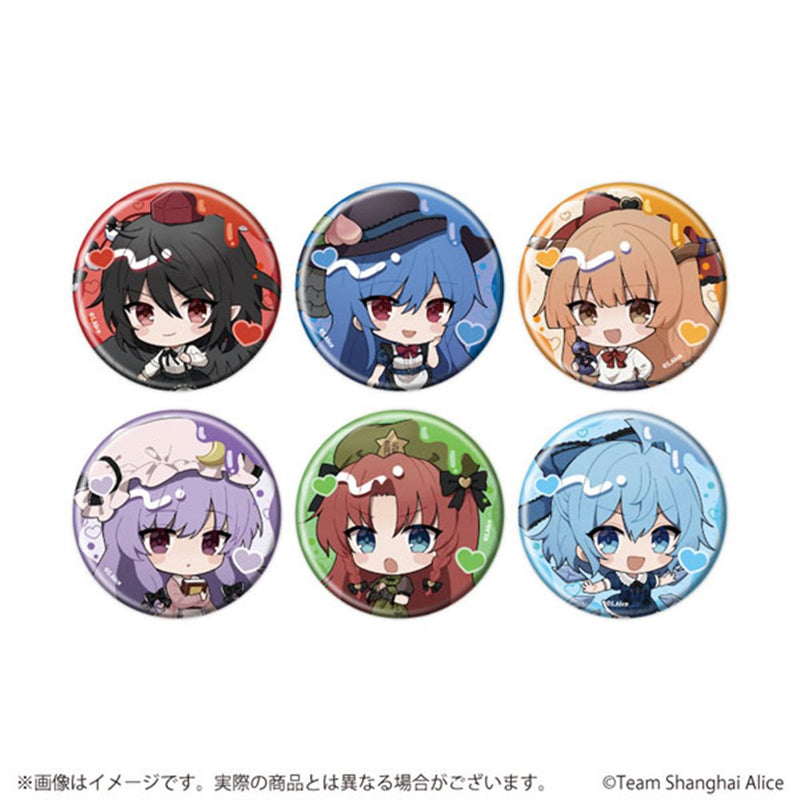 【新品】東方Project 缶バッジ 08 病みかわいいVer.(ミニキャライラスト) 1BOX / A3 発売日:2026年04月頃