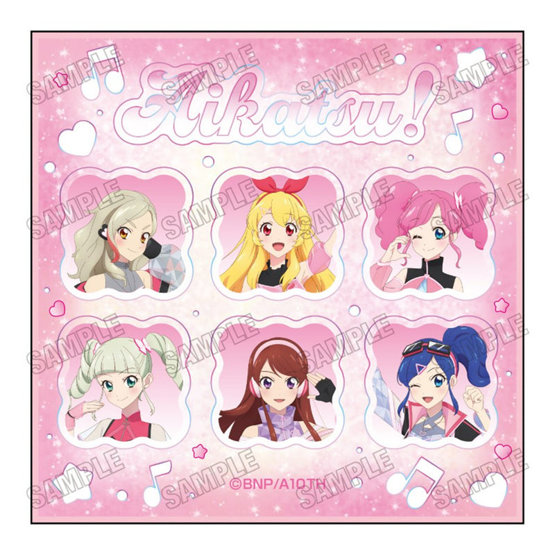 [New] Aikatsu! 10th STORY ~STARWAY to the Future~ Newly Drawn Mini Towel [Cyber Music ver.] / Medicos Entertainment Release Date: 2026/08/20