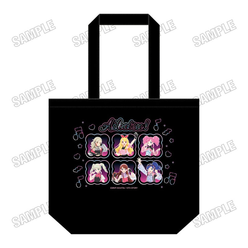 [New] Aikatsu! 10th STORY ~Mirai e no STARWAY~ Newly Drawn Daily Tote Bag [Cyber Music ver.] / Medicos Entertainment Release Date: 2026年08月20日