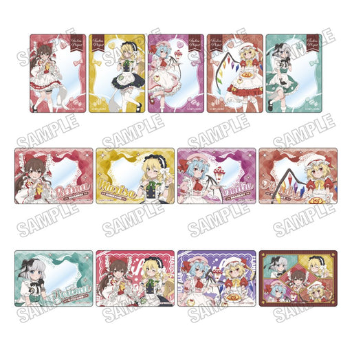 【新品】東方Project 描き下ろしクリアカードコレクション メイドVer. (1BOX13個入) / メディコスエンタテインメント 発売日:2026年09月頃
