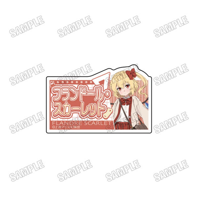 【新品】東方Project 描き下ろしアクリルバッジ 制服Ver. 4 フランドール・スカーレット / メディコスエンタテインメント 発売日:2026年09月頃