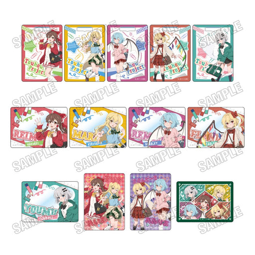 【新品】東方Project 描き下ろしクリアカードコレクション 制服Ver. (1BOX13個入) / メディコスエンタテインメント 発売日:2026年09月頃