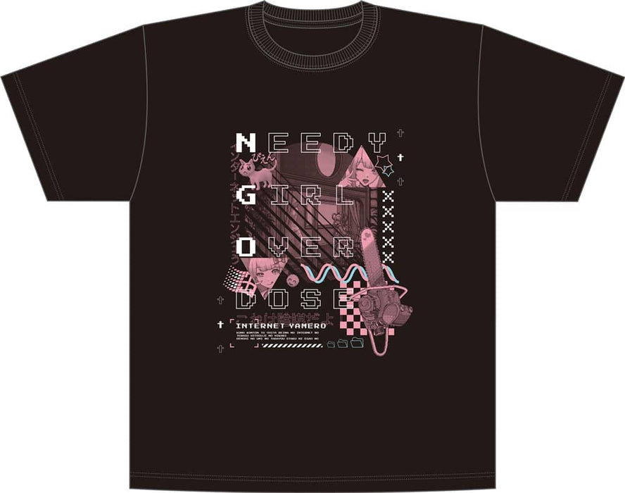 [New] NEEDY GIRL OVERDOSE Graphic T-shirt (Internet Angel) L size / Tableau Co., Ltd. Release date: Around June 2023