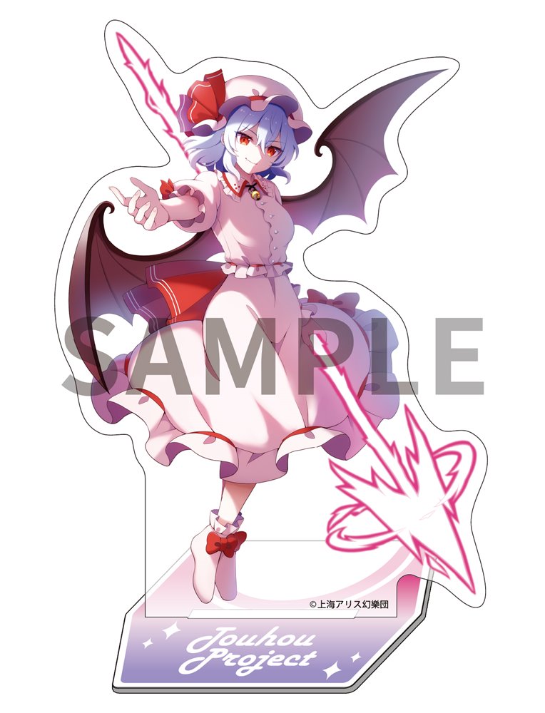 【新品】東方Project キャラクターアクリルスタンド 21 レミリア・スカーレット illust.60枚 / アキバホビー／株式会社イザナギ 発売日:2024年10月頃