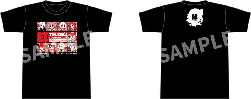 【新品】東方Project ゆるっとTシャツ ゆるっと紅魔郷 Mサイズ / アキバホビー／株式会社イザナギ 発売日:2024年11月頃