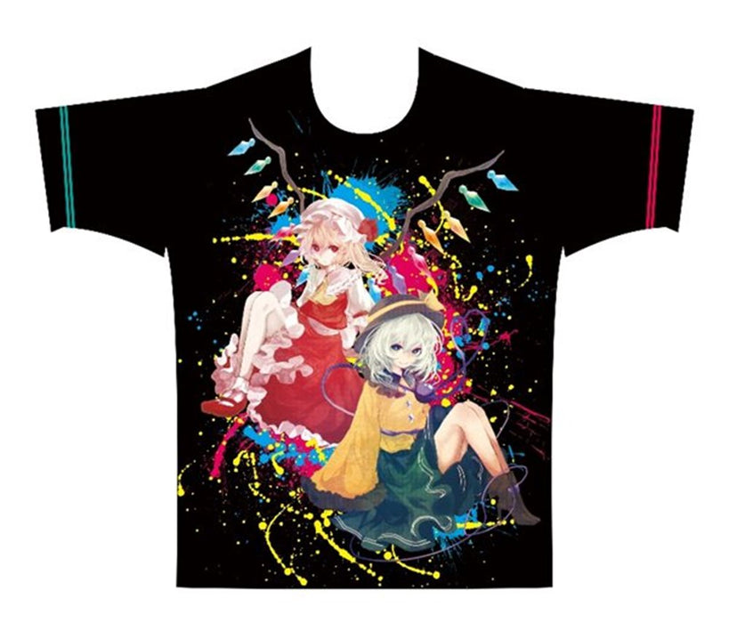 [New] Touhou Project full-colour T-shirt 'Fran & Koishi' illust:mirimo XL size / Akiba Hobby / Izanagi Corporation Release date: around 2024/10