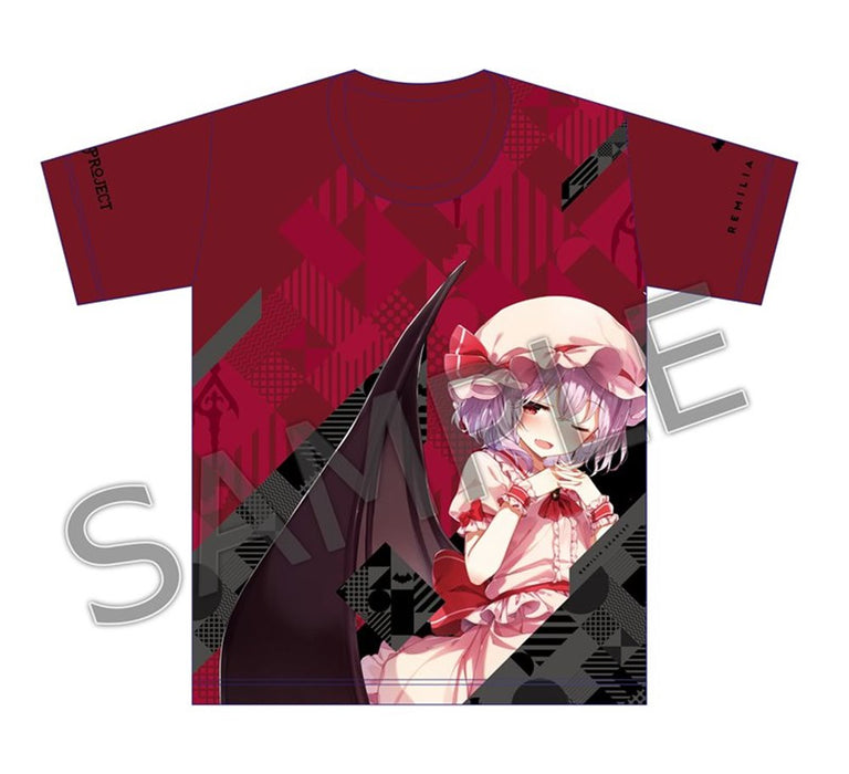 [New] Touhou Project Full Colour T-shirt Remilia Scarlett illust.shnva XL size / Akiba Hobby / Izanagi Corporation Release date: around 2024/10