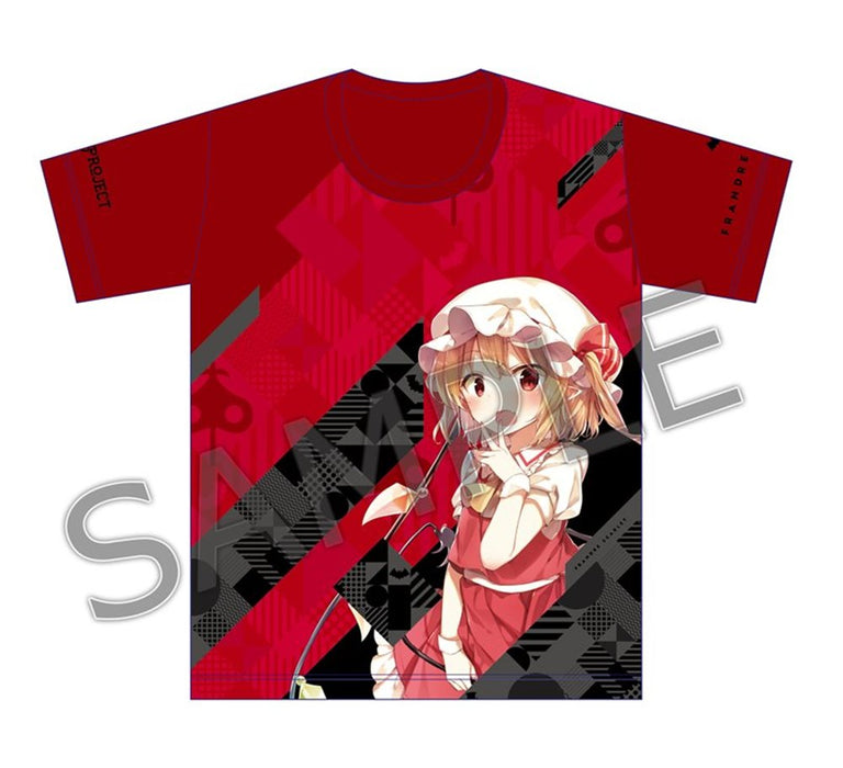 【新品】東方Project フルカラーTシャツ フランドール・スカーレット illust.shnva Mサイズ / アキバホビー／株式会社イザナギ 発売日:2024年10月頃