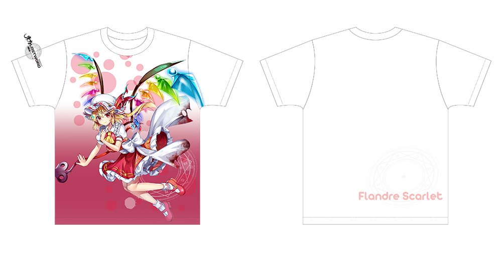 【新品】東方LostWord フルグラフィック Tシャツ フランドール・スカーレット / グッドスマイルカンパニー 発売日:2020年03月25日