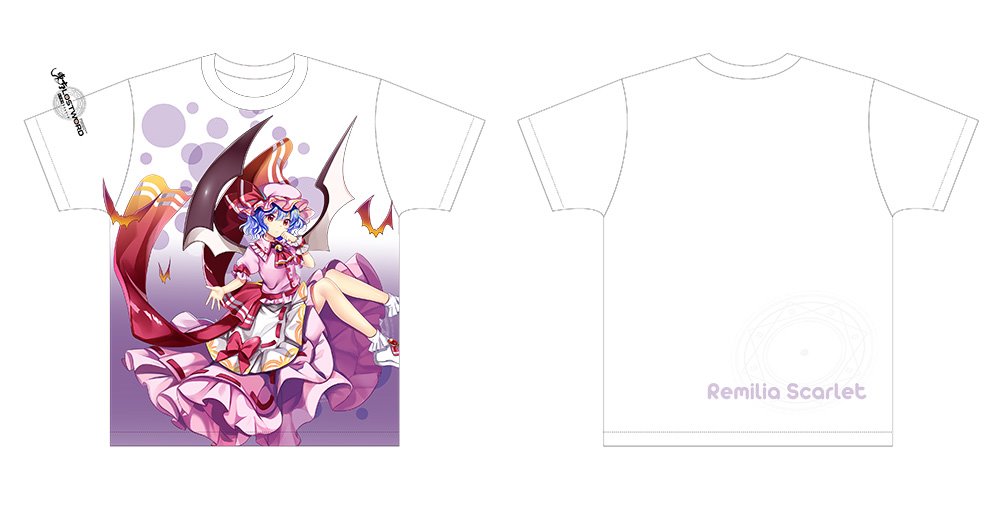 【新品】東方LostWord フルグラフィック Tシャツ レミリア・スカーレット / グッドスマイルカンパニー 発売日:2020年03月25日