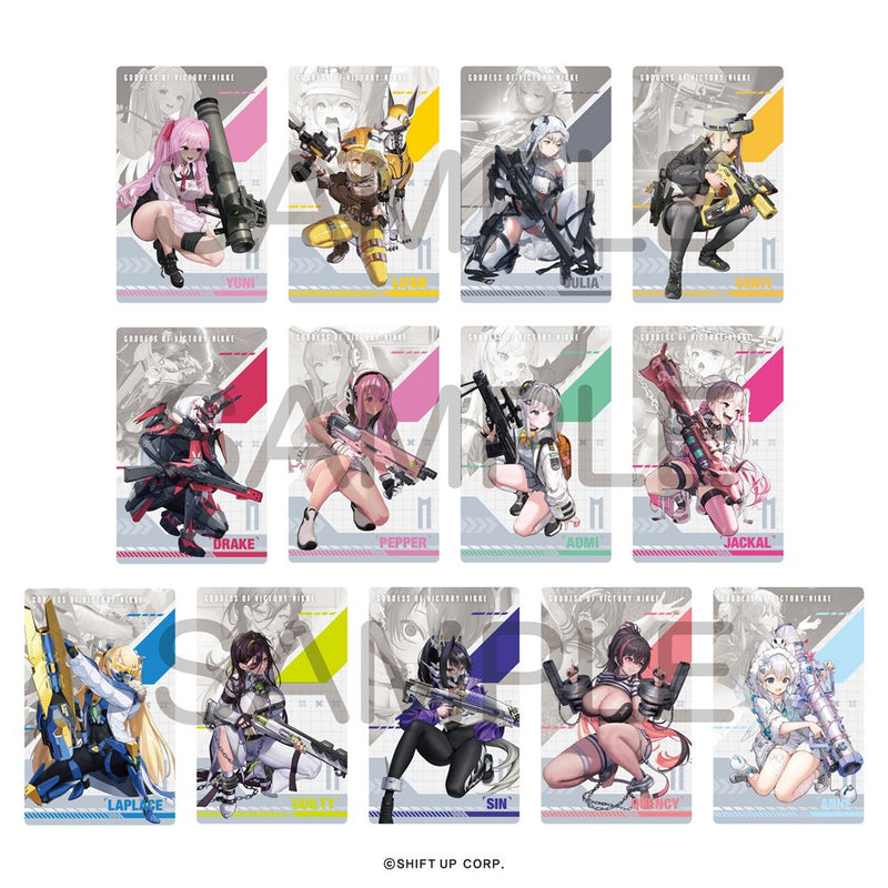 【新品】勝利の女神:NIKKE ガンガールメタルカードコレクションVol.1（再販） 1BOX / アルジャーノンプロダクト 発売日:2025年10月頃