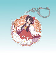 【新品】東方Project 博麗霊夢 アクリルマルチキーホルダー HANA・BIYORI Ver. illust：baba / 博麗神社崇敬会 発売日:2027年01月頃
