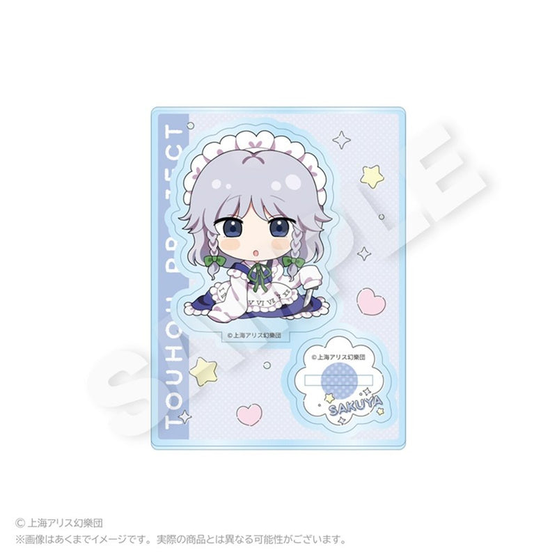 【新品】東方Project ミニキャラスタンド　ちびっこver.　十六夜 咲夜 / 株式会社impact connect 発売日:2026年11月頃