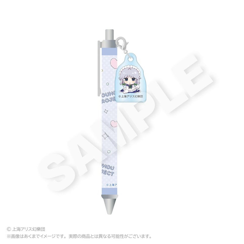 【新品】東方Project チャーム付きボールペン　ちびっこver.　十六夜 咲夜 / 株式会社impact connect 発売日:2026年11月頃