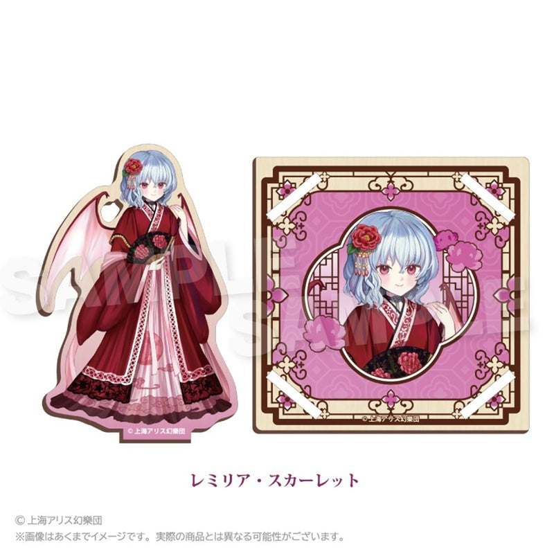 【新品】東方Project 木製スタンドコースター 中華風ドレスver. レミリア・スカーレット / 株式会社impact connect 発売日:2026年08月頃