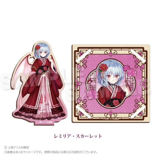 【新品】東方Project 木製スタンドコースター 中華風ドレスver. レミリア・スカーレット / 株式会社impact connect 発売日:2026年08月頃