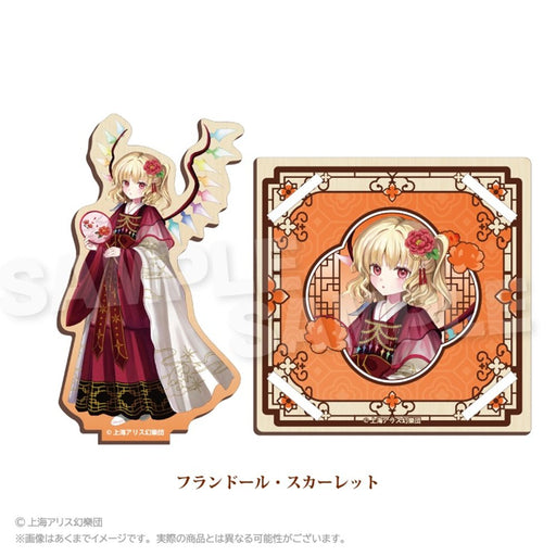 【新品】東方Project 木製スタンドコースター 中華風ドレスver. フランドール・スカーレット / 株式会社impact connect 発売日:2026年08月頃