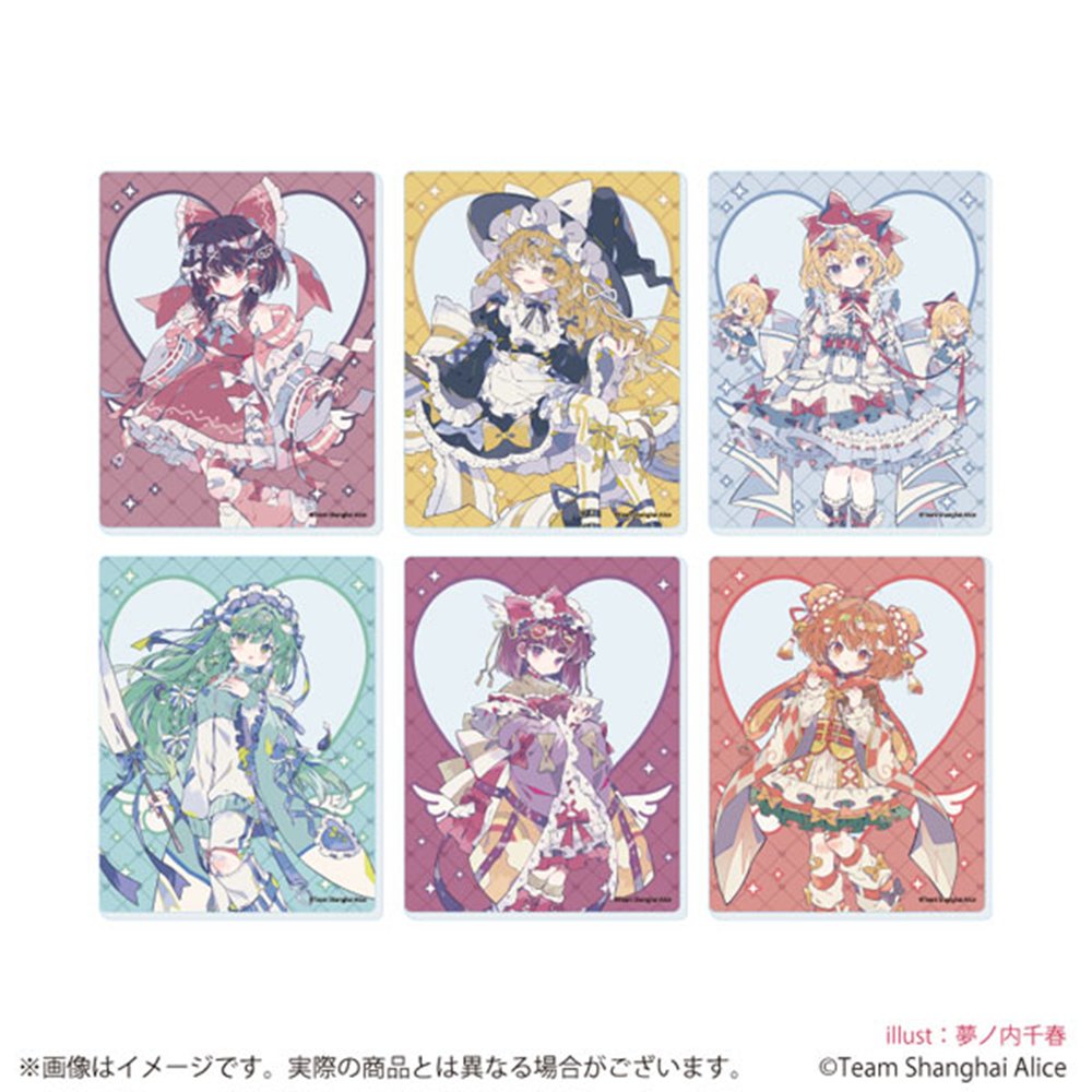 当選 アクリルカード 新品】アクリルカード 東方Project 05 天使界隈Ver.(描き起こし