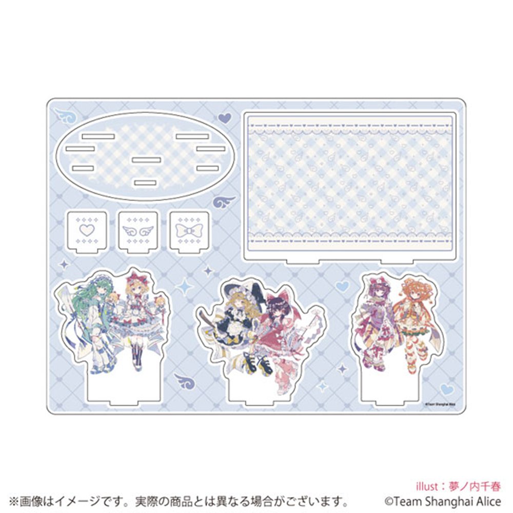 新品】アクリルジオラマ 東方Project 05 集合デザイン 天使界隈Ver