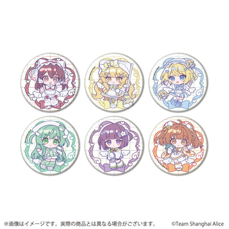 【新品】缶バッジ 東方Project 10 天使界隈Ver.(ミニキャライラスト) (1BOX6個入り) / A3(エースリー) 発売日:2026年08月頃
