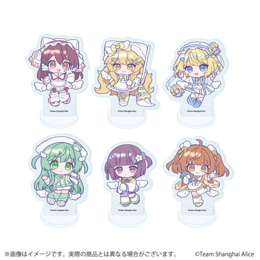 【新品】アクリルぷちスタンド 東方Project 05 天使界隈Ver.(ミニキャライラスト) (1BOX6個入り) / A3(エースリー) 発売日:2026年08月頃
