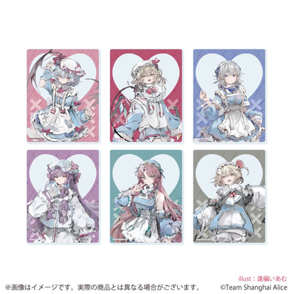 新品】アクリルカード 東方Project 06 天使界隈Ver.(描き起こし
