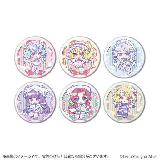 【新品】缶バッジ 東方Project 12 天使界隈Ver.(ミニキャライラスト) (1BOX6個入り) / A3(エースリー) 発売日:2026年08月頃
