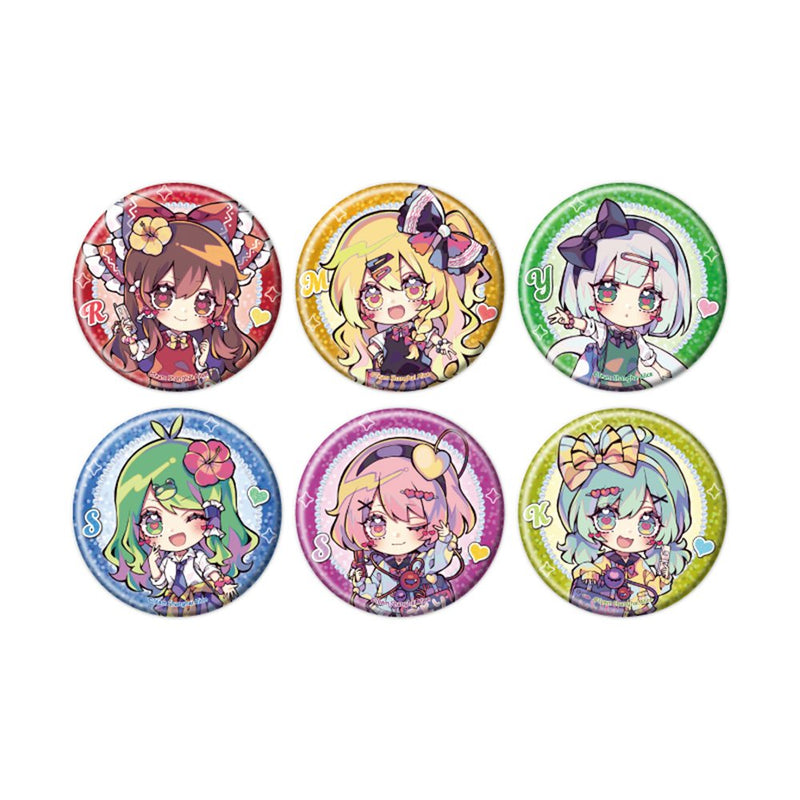 [New] Can Badge Touhou Project 18 Heisei Gyaru Ver. (Mini Character Illustration) (1 BOX with 6 pieces) / A3(ACE) Release Date: around July 2026