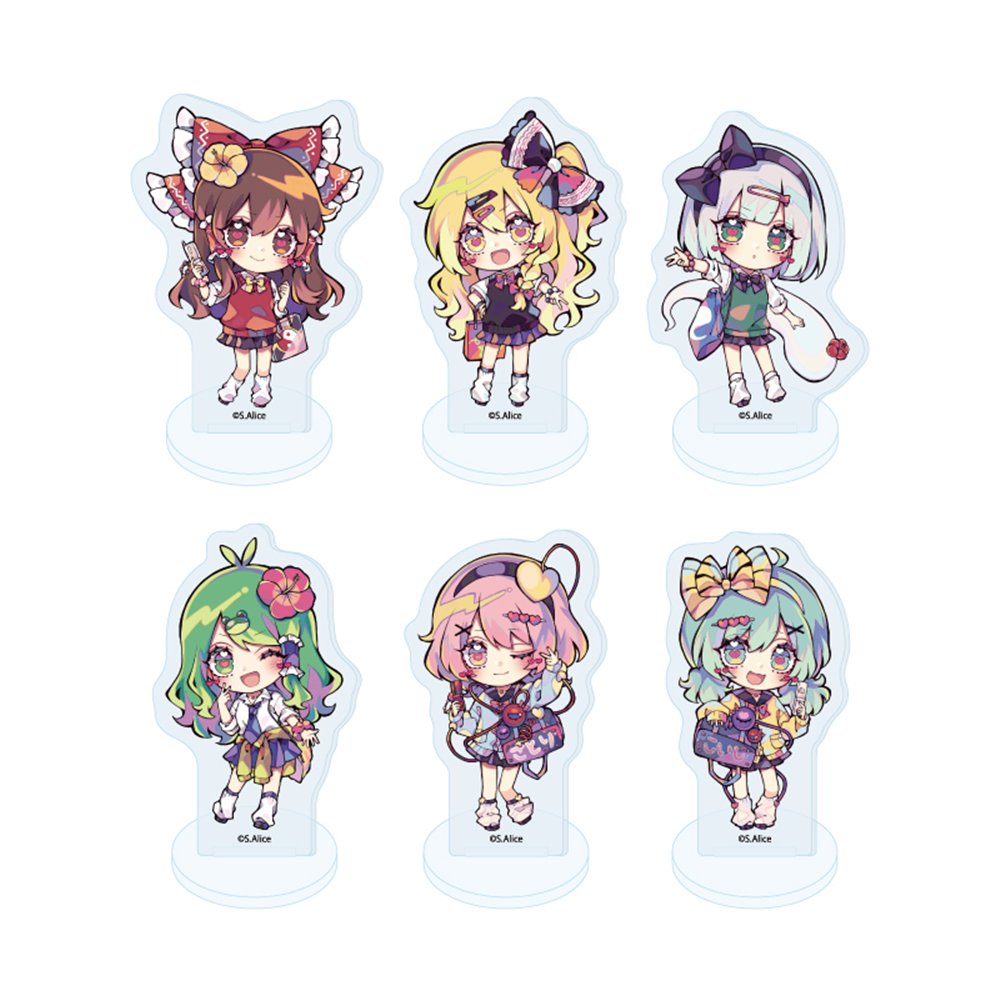 新品】アクリルぷちスタンド 東方Project 09 平成ギャルVer