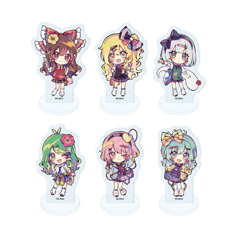 [New] Acrylic Petit Stand Touhou Project 09 Heisei Gal Ver. (Mini Character Illustration) (1 BOX contains 6) / A3 (Ace Three) Release Date: Around July 2026