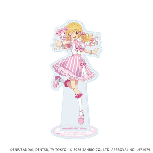 【新品】アクリルスタンド アイカツスターズ!×サンリオキャラクターズ 11 虹野ゆめ×ぼんぼんりぼん(コラボイラスト(等身)) / A3(エースリー) 発売日:2026年11月頃